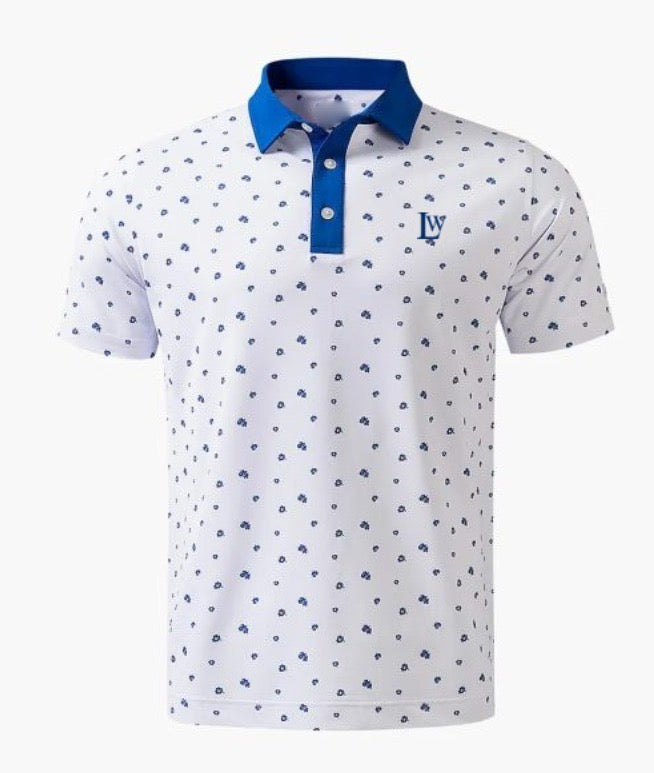 Shetland Men’s Golf Shirt — Loch Wild
