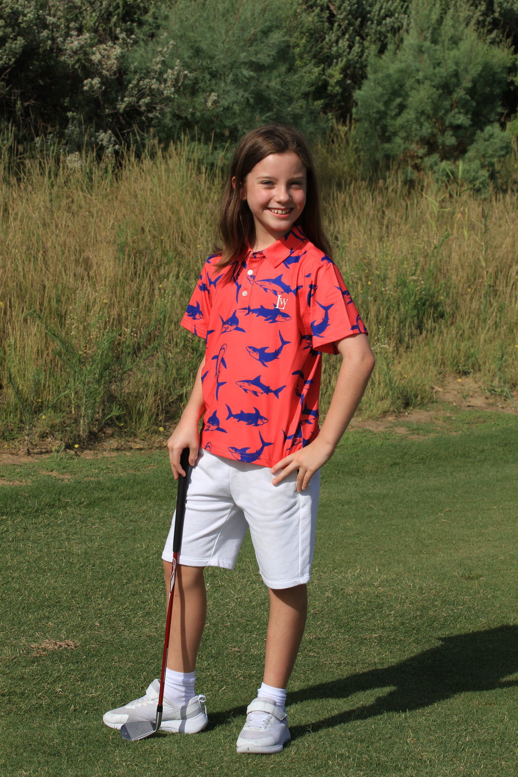 Moray Firth Kids Golf Shirt - Loch Wild