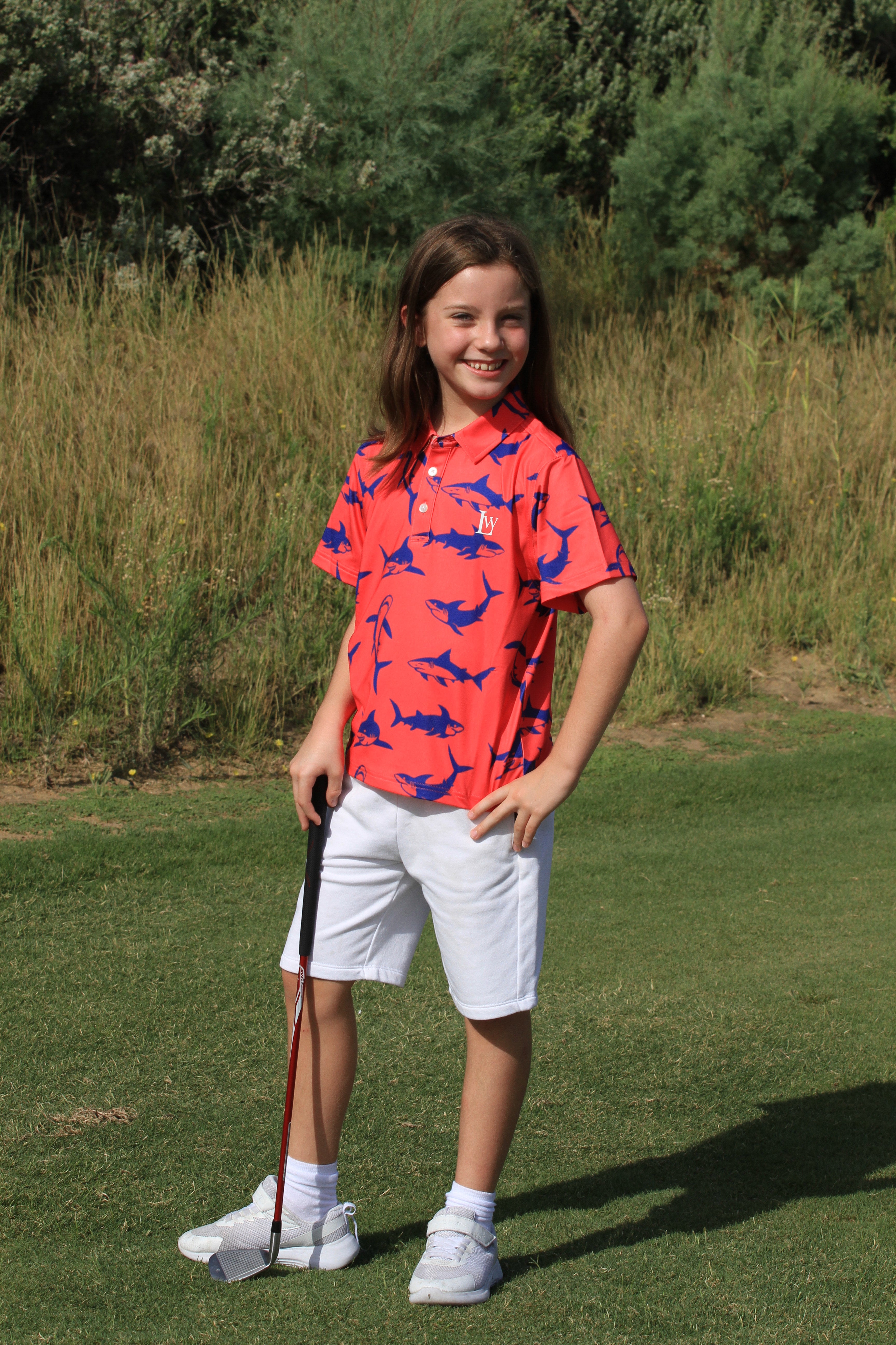 Moray Firth Kids Golf Shirt - Loch Wild