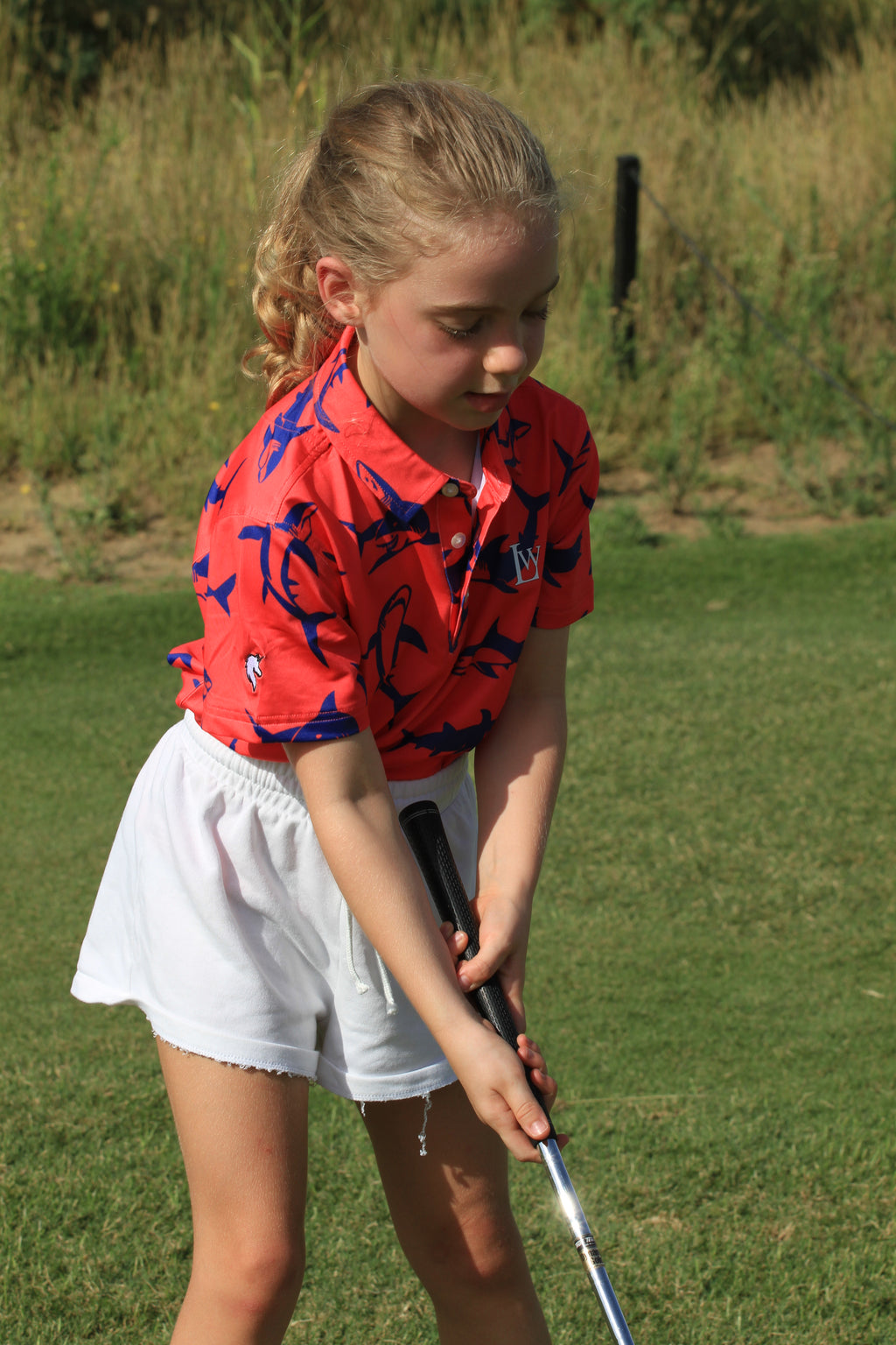 Moray Firth Kids Golf Shirt - Loch Wild