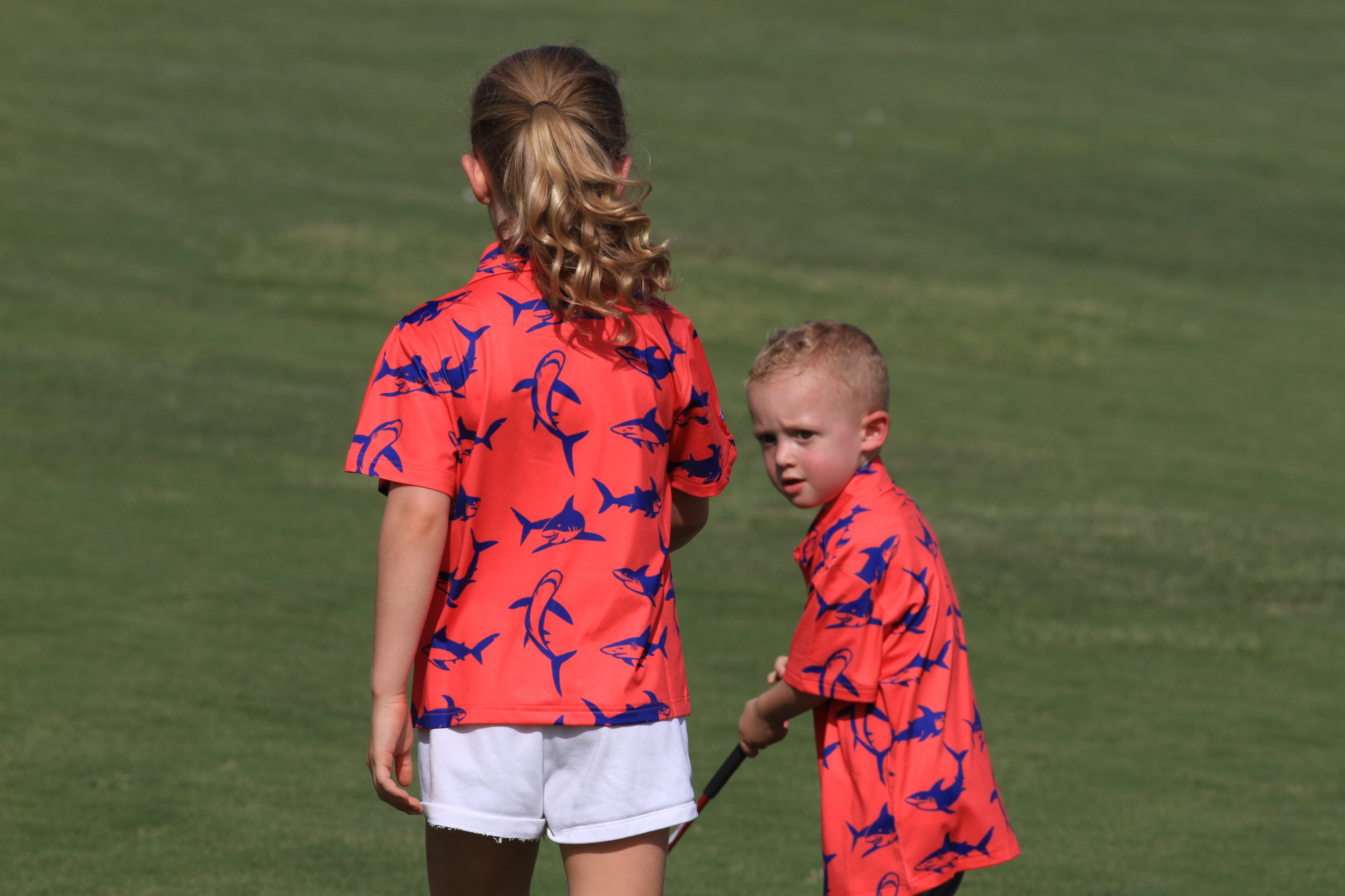Moray Firth Kids Golf Shirt - Loch Wild