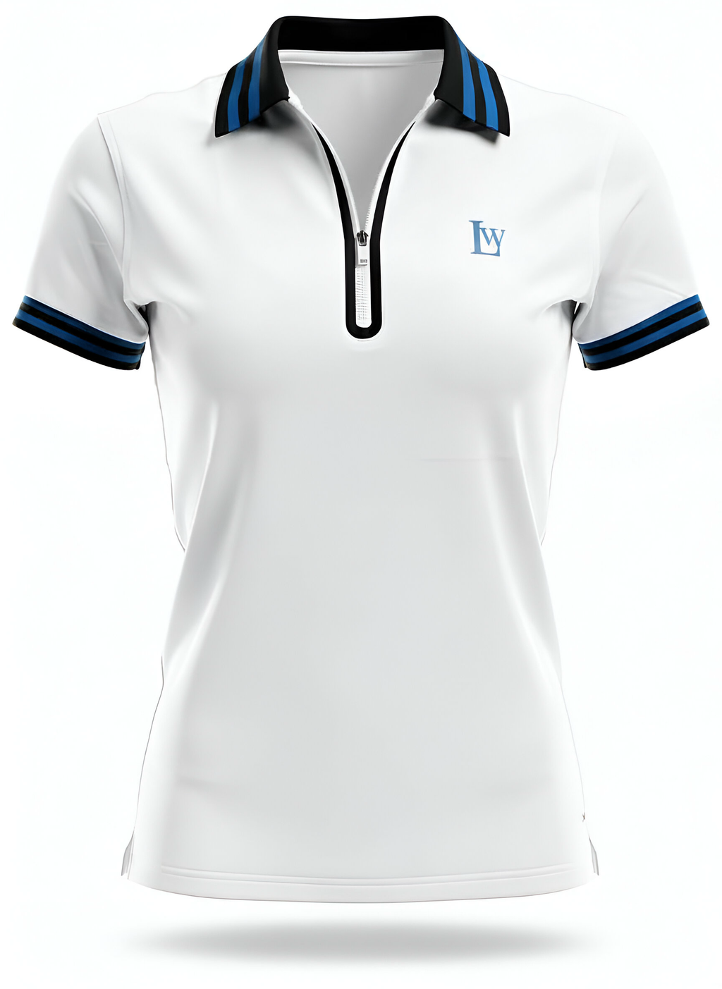 Scots Rose Ladies Golf Shirt - Loch Wild